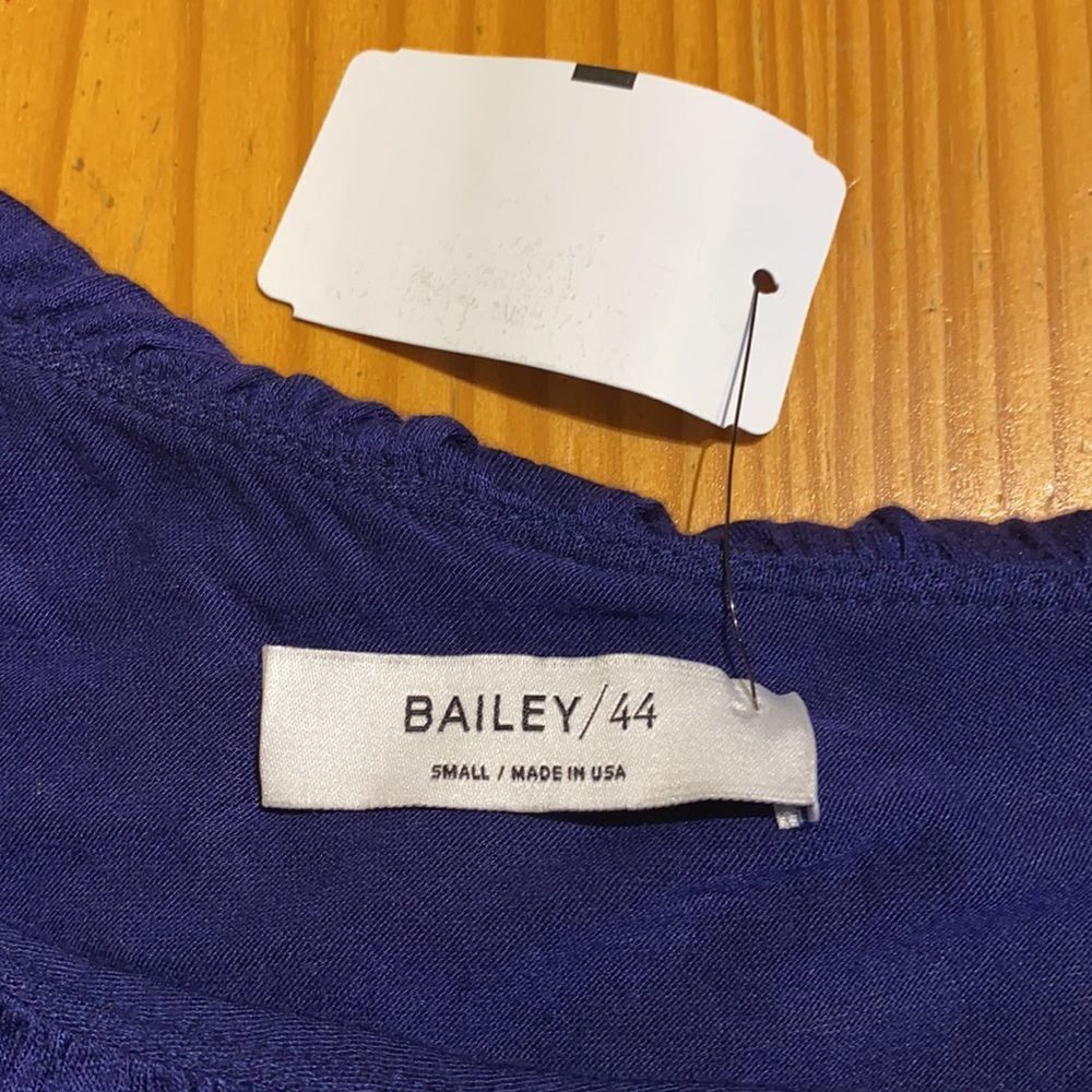 NWT Bailey 44 On The Town Blue One Shoulder Top S - Picture 12 of 12